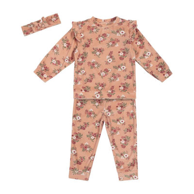 Little Lass Baby Girls 2-pc. Pant Set