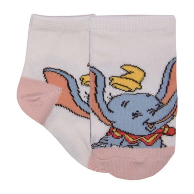 Disney Collection Toddler Girls 6 Pair Quarter Ankle Socks