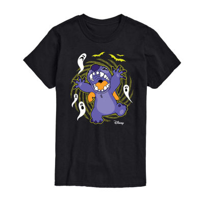 Mens Short Sleeve Lilo & Stitch Halloween Graphic T-Shirt