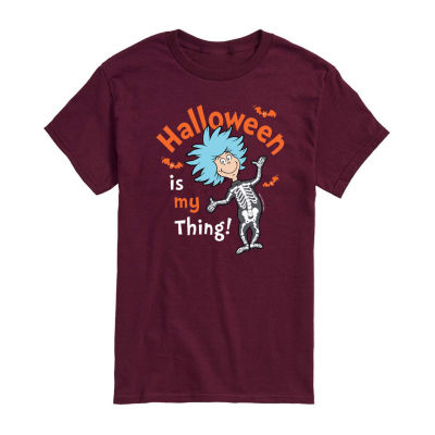 Mens Short Sleeve Dr. Seuss Halloween Graphic T-Shirt