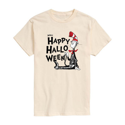 Mens Short Sleeve Dr. Seuss Halloween Graphic T-Shirt