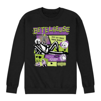 Mens Long Sleeve Beetlejuice Beetlejuice Sweatshirt