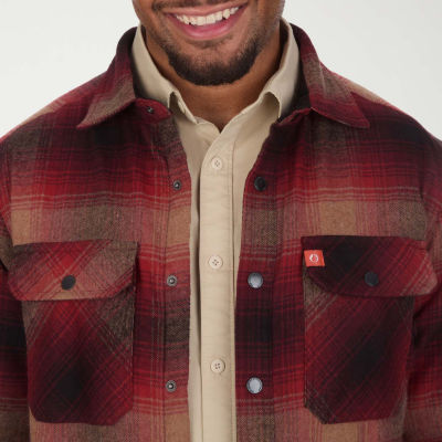 American Outdoorsman Flannel Mens Heavyweight Shirt Jacket