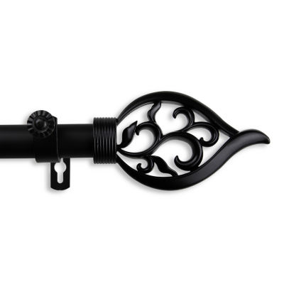 Rod Desyne Flora 1" Adjustable Curtain Rod