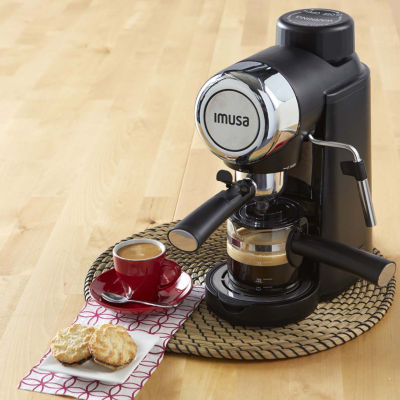 IMUSA Espresso + Cappuccino 4-Cup Coffee Maker