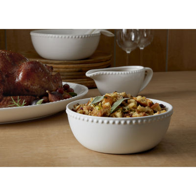 Fieldcrest Beaded Ceramic Gravy Boats