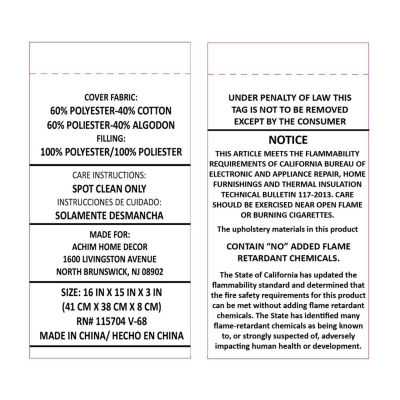 Achim Buffalo Check Tufted Dining Cushion