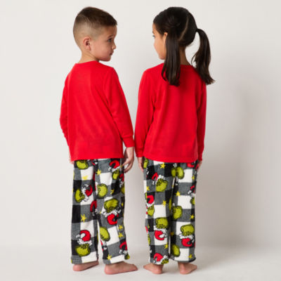 Little Unisex Dr. Seuss Grinch 2-pc. Christmas Pajama Set