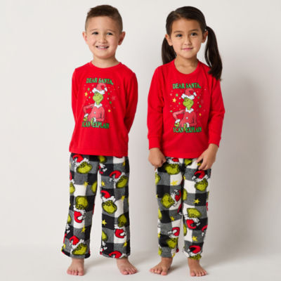 Little Unisex Grinch Dr. Seuss 2-pc. Christmas Pajama Set