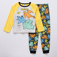 Little & Big Boys 2-pc. Pokeman Pajama Set, 4, Gray