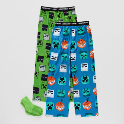 Little & Big Boys 3-pc. Minecraft Pajama Pants With Socks