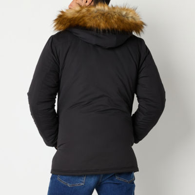 St. John's Bay Mens Sherpa Lined Hooded Heavyweight Parka