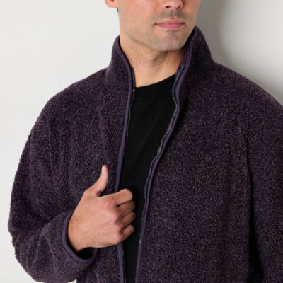 Xersion Sherpa Fleece Mens Fleece Softshell Jacket