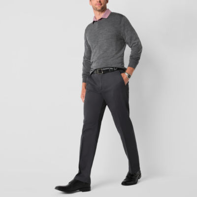 Stafford Mens Classic Fit Flat Front Dress Pant