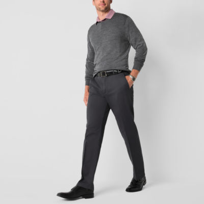 Stafford Mens Classic Fit Flat Front Pant