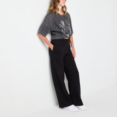 Arizona Womens Wide Leg Palazzo Pant-Juniors