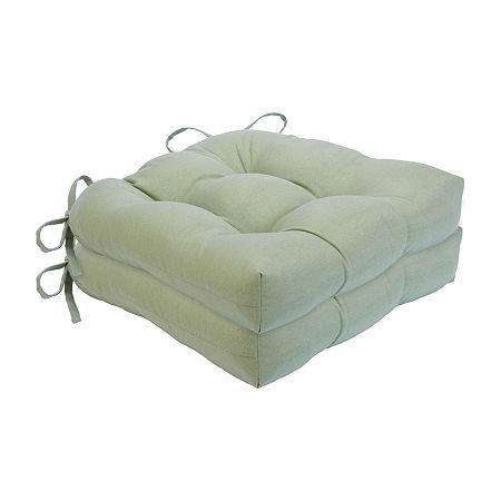 Achim Chase Tufted Dining Cushions, One Size, Green