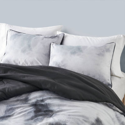 Intelligent Design Karissa Watercolor Tie Dye Printed Comforter Set with decorative pillow