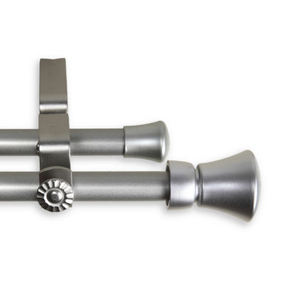 Rod Desyne Cora ⅝" Adjustable Double Curtain Rod