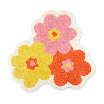 Town And Country Blossom Yellow Bath Mat