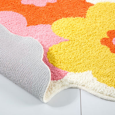 Town And Country Blossom Yellow Bath Mat