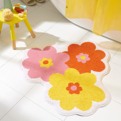 Town And Country Blossom Yellow Bath Mat