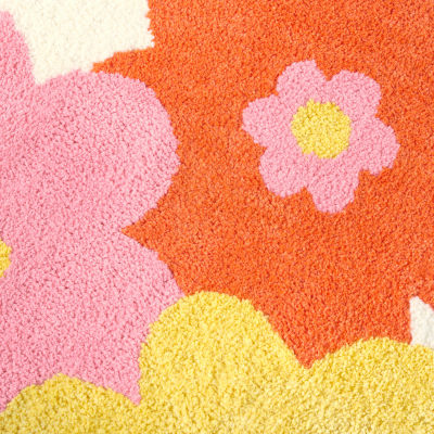 Town And Country Blossom Yellow Bath Mat