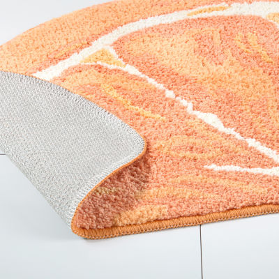 Town And Country Orange Bath Rug