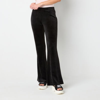 Juicy By Couture Womens Mid Rise Flare Track Pant-Juniors