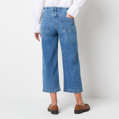 St. John's Bay Womens High Rise Cropped Jean