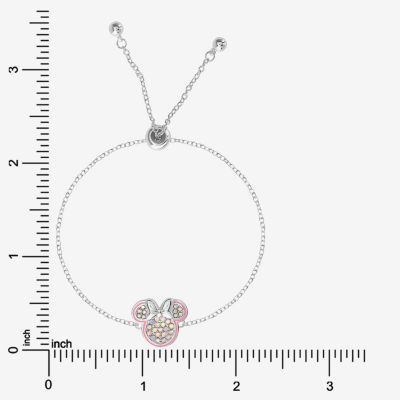 Disney Classics Unisex Adult Crystal Minnie Mouse Bolo Bracelet