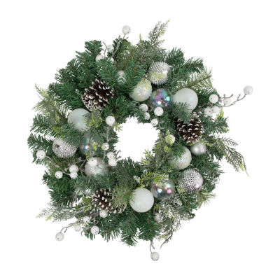 Northlight Pine Berry And Ornament Wreath