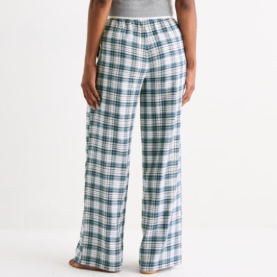 Arizona Body Womens Flannel Juniors Pajama Pants