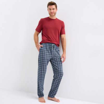 Stafford Mens Crew Neck Short Sleeve Pajama Top