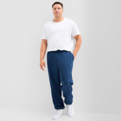Xersion Quick Dry Cotton Blend Mens Drawstring Waist Straight Regular Fit Big and Tall Fleece Sweatpant