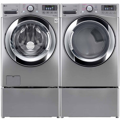 LG ENERGY STAR® 4.5 cu. ft. Ultra-Large Capacity Front-Load Washer with Steam