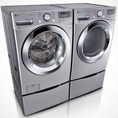 LG ENERGY STAR® 4.5 cu. ft. Ultra-Large Capacity Front-Load Washer with Steam