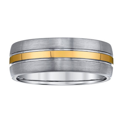 Mens 8MM Tungsten Wedding Band