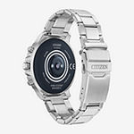 Citizen CZ Smart HR Smartwatch 46mm Silver-tone Stainless Steel Watch, Powered by Google Wear OS Mx0008-56x