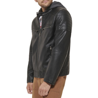 Faux Leather Jcpenney Moto Jacket Trucker Jacket Jcpenney Men' - Main Image