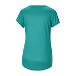 Puma Womens Crew Neck Short Sleeve Graphic T-Shirt