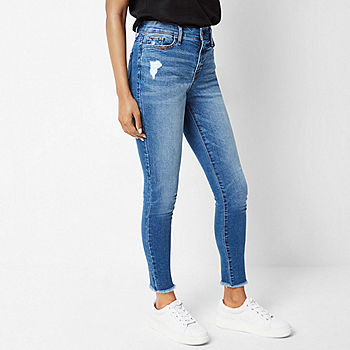 a.n.a - Tall Womens High Rise Skinny Fit Jegging - JCPenney | Stretchjeans