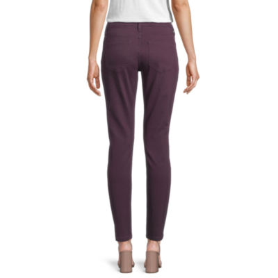 Liz Claiborne Womens Plus Skinny Fit Slim Fit Jean