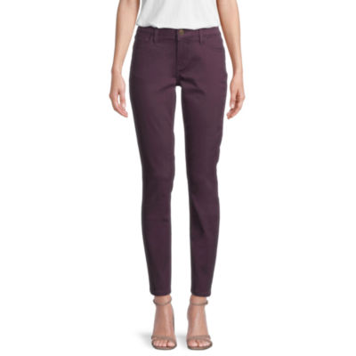Liz Claiborne Womens Plus Skinny Fit Slim Fit Jean