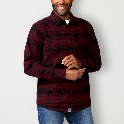 Free Country Mens Regular Fit Long Sleeve Flannel Shirt