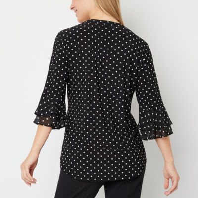 Jcpenney polka cheap dot blouse