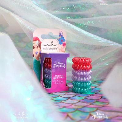 Invisibobble Original Disney Prncess Ariel 6-pc. Hair Ties