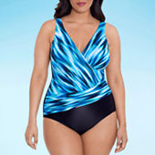 Shops Department: One Piece Swimsuits, Blue - JCPenney