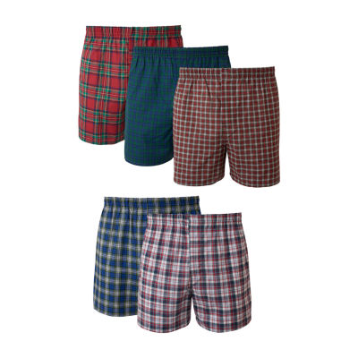 Hanes Fresh Iq Comfortflex\N Bonus Pack Mens 5 Pack Boxers J838t5