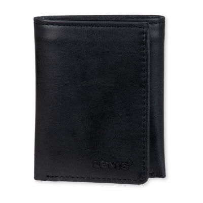 Levi's Slim Trifold W/Zipper Wallet